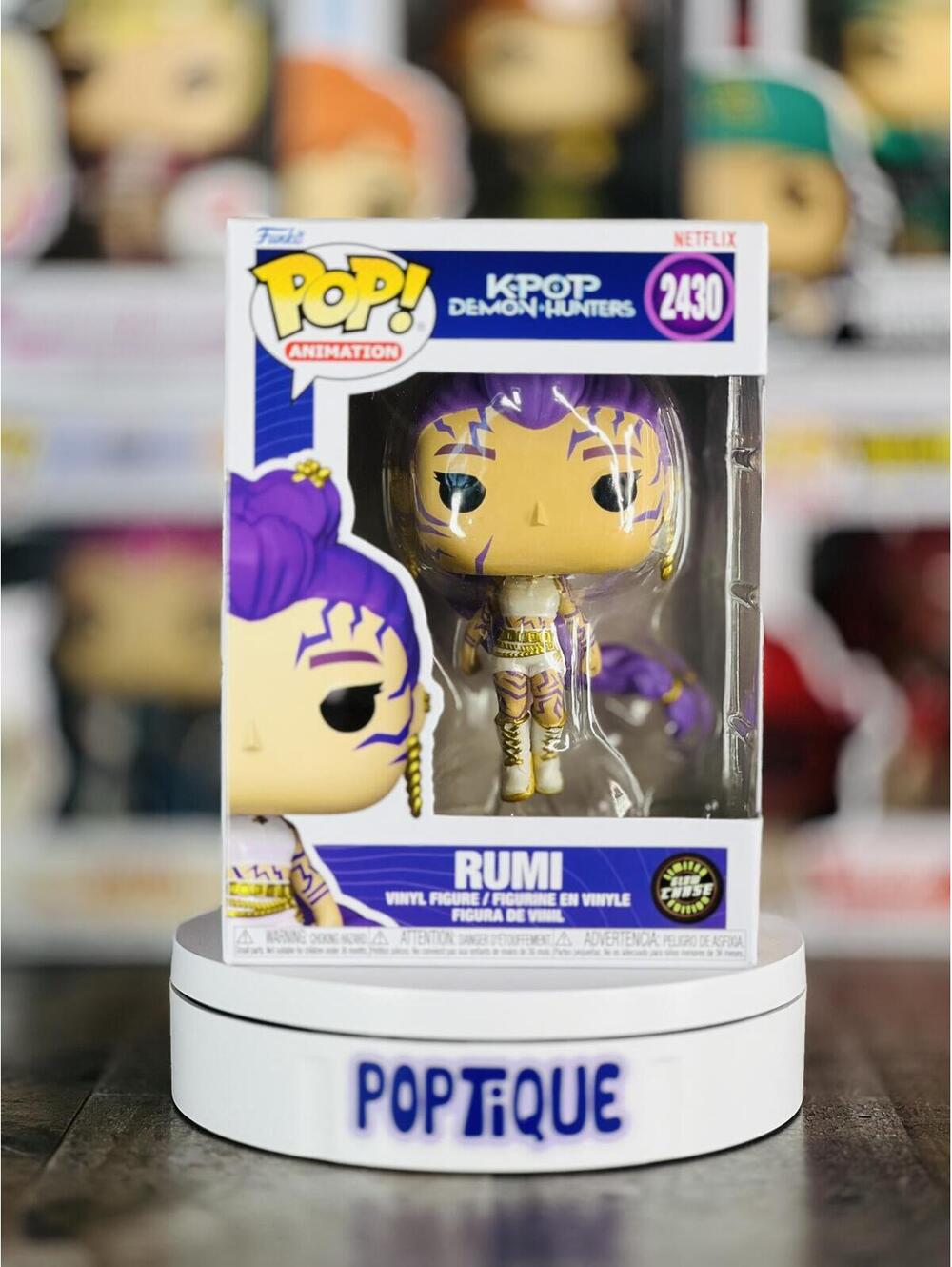 KPop Demon Hunters Rumi Funko Pop!  #2430 - Chase Variant